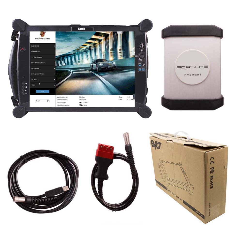 2.Porsche Piwis Tester II Piwis 2 V18.150 Porsche Diagnostic Tool with CF30 Laptop-2