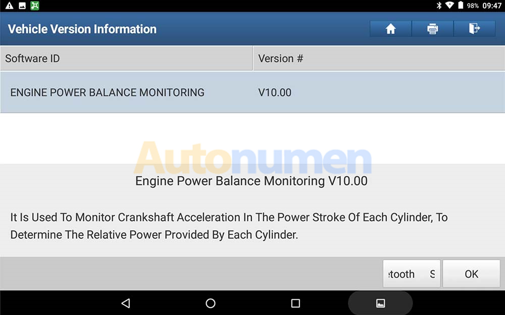 How to test Engine Power Balance using Launch X431 PAD VII-3