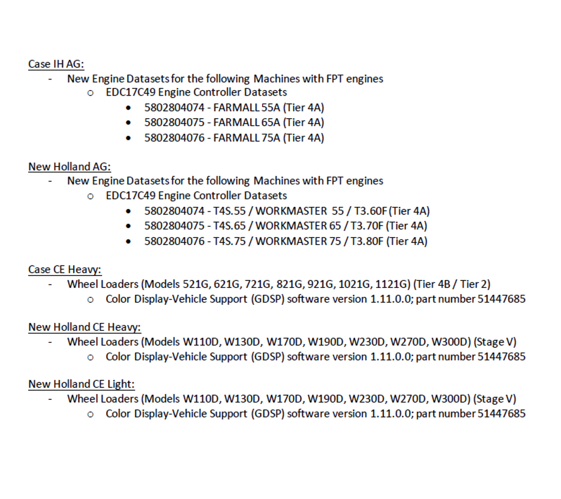 New Holland Electronic Service Tools (CNH EST 9.4) Update. 1 (replaces v9.3) diagnostic software-6